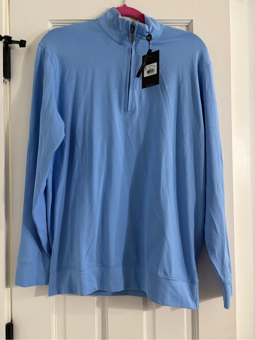 Bobby Jones Sky Blue 1/4 Zip Pullover - Medium - NWT